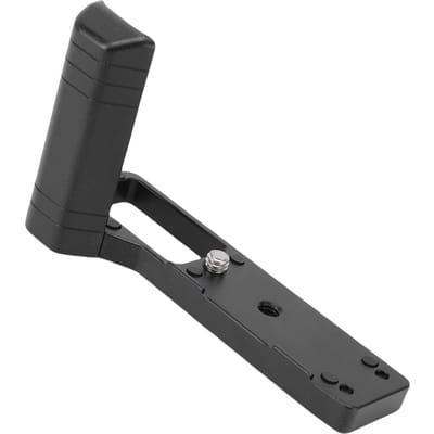 L-vormige handgreep Geschikt voor GR3 Camera Aluminiumlegering Camera L-vormige grip met snelsluitplaat 1/4 inch schroefgat black