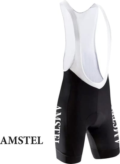 Retro Wielerbroek Amstel Bier - REDTED -Zwart - 3XL