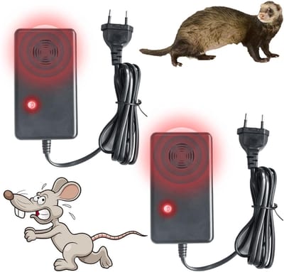 SNJY® Marterverjager - Marterverjager auto - Marterverjagers - 2 Stuks - Zwart