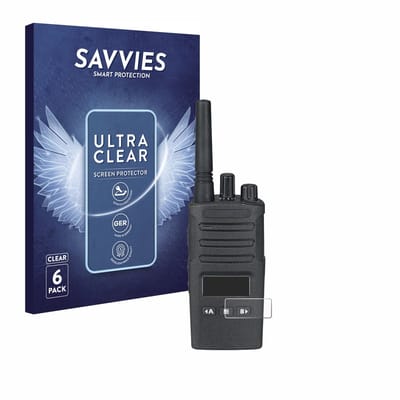 Savvies - Screenprotector voor Motorola XT460 - Folie Beschermfolie transparant 6 Stuks
