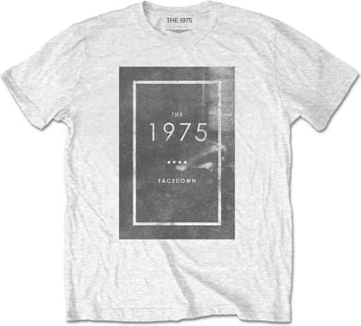 The 1975 - Facedown Heren T-shirt - S - Wit
