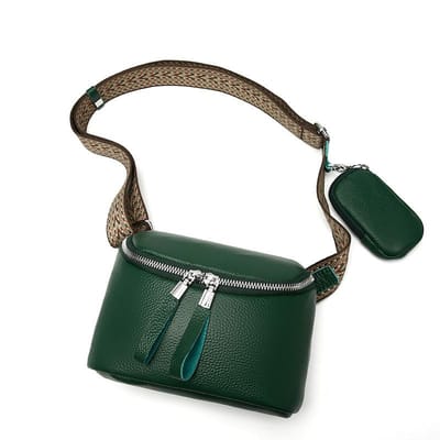 Dameshandtas van topkwaliteit rundleer, kleine tas, modieuze nieuwe Koreaanse versie, schoudertas, crossbodytas, veelzijdige leren damestas gray