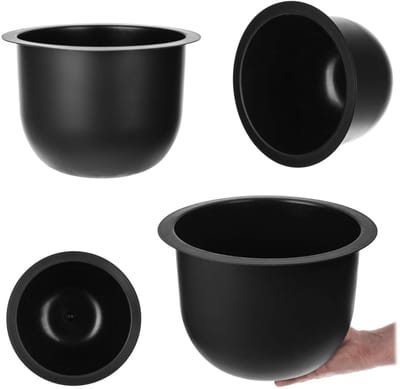 Aytre bloempot inzet 30 cm zwart