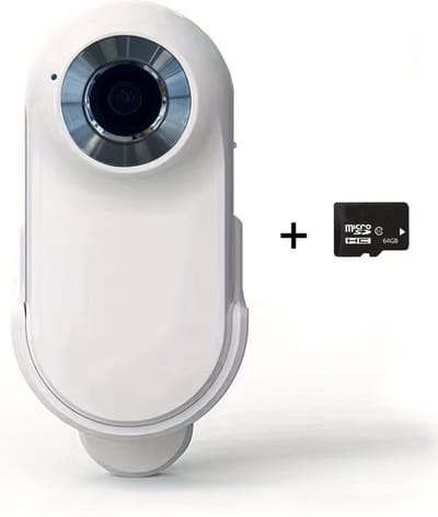 Livano Chest Camera - Bodycam - Politie - Spy Camera - Spy Cam - Verborgen Camera - Spionage Camera - Action Camera - HD + 64GB Opslag