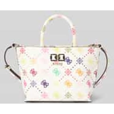 Tote tas met all-over logoprint model 'Emelie'