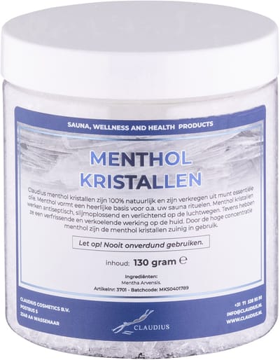 Menthol Kristallen 130 gram