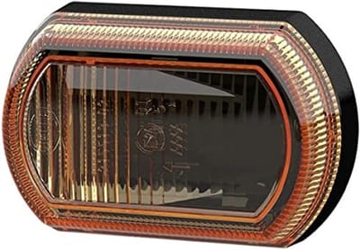 Extra Knipperlamp - Zijmarkeringslamp LED - Voertuig Verlichting - Dynamisch Gebogen Design - 62mm - Geel