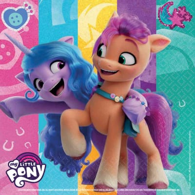 Amscan by Riethmuller - Riethmüller - Servetten - My Little Pony - 16 - 33 x 33 cm