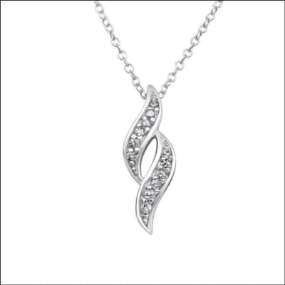 Aramat Jewels | Halskettingen | Zilverkleurige Ketting met Fantasie Zirkonia – Stalen Damesketting RVS | | | |1,5mm | Zilver | Volwassenen | Verkleurd niet
