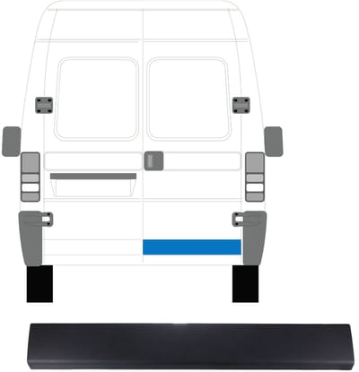 Sierlijst achterdeur voor Peugeot Boxer 1994-2002 / Rechts