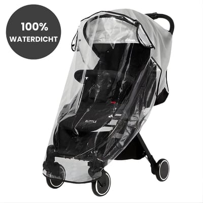 Regenhoes Kinderwagen Universeel - Wandelwagen - Buggyhoes - Droog - Waterdicht - Transparant