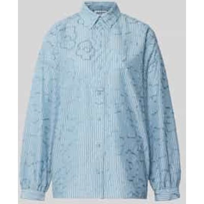 Overhemdblouse met knoopsluiting