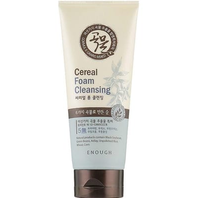 Mousse nettoyante pour le visage Enough Cereal 180 ml + CADEAU aléatoire white
