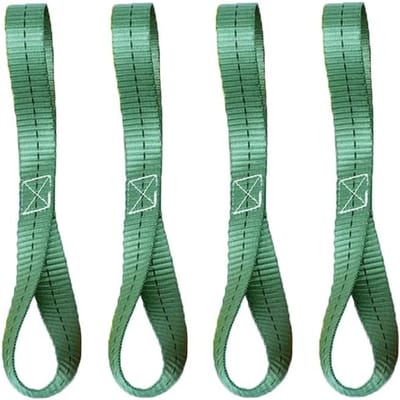 Lashing Loops en Lashing Straps voor Auto, Motor en Kamperen - 800 kg Werkbelasting
