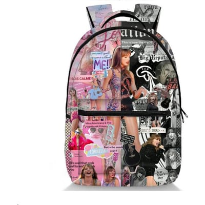 3-delige Schoolrugzakset voor Studenten Grote Capaciteit Oxford Stof Schooltas met Schouderband en Etui Backpack