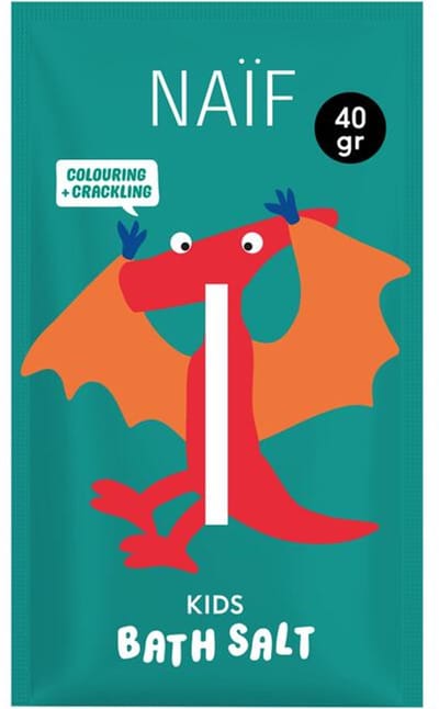 Naif colouring crackling bath salt – badzout knetterend kleur – kids – 40 gram