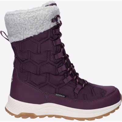 Hi-Tec Sophia Nylon Dames Italiaanse Prune/sepia Roze Winter Enkellaarzen