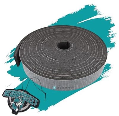 Zwart Zelfklevend Isolatiemateriaal voor Buizen en Luchtkanalen - 19 mm x 5 cm x 6 m