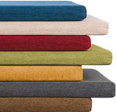 Waterdicht Zitkussen - Bank Kussen - Buiten Zitten - Ademend Polyester - 140 x 40 cm - Blauw