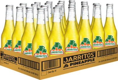 Jarritos Pineapple – Mexicaanse frisdrank met ananassmaak • 24×370 ml