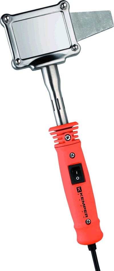 Zinksolderen - 320Watt zink soldeerbout met 310 gr. koperen brede punt - Buiten gebruik - Elektrisch Solderen