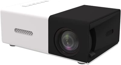 Mini Projector - HD Beamer - Thuisbioscoop Creëren - Heldere Polyestervezel - Draagbaar Model - Zwart