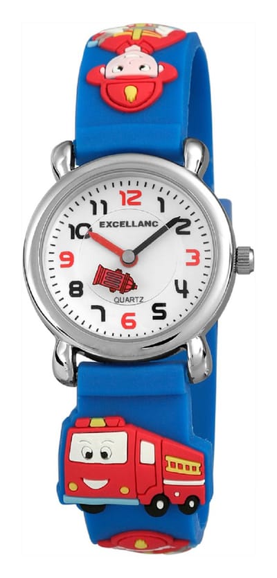 EXCELLANC Excellanc kinderhorloge Lenny, zilverroze, Mineralglas