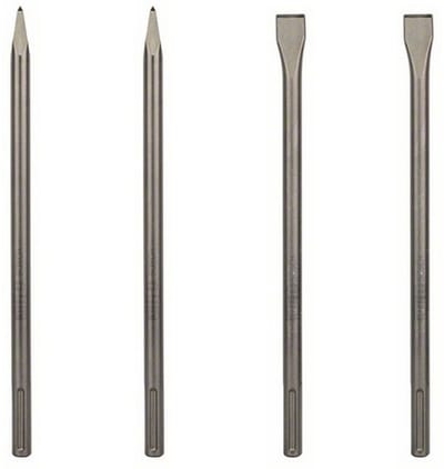 Bosch beitelset 4-delig SDS-max-opname 400 mm vlakbeitel puntbeitel 400 mm