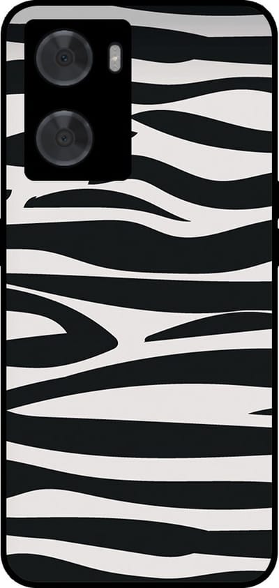 Smartphonica Telefoonhoesje Geschikt voor Oppo A57 / A57s / A77 met zebra opdruk - TPU backcover case zebra design - Zwart Wit geschikt voor Oppo A57 4G;Oppo A57s;Oppo A77