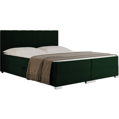Boxspring Jaya 180x200 cm fluweel incl topper en opbergruimte | NADUVI Collection