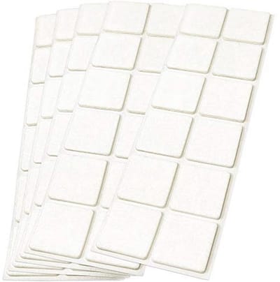Zelfklevende Viltglijders 60 stuks - 35x35 mm - Meubelbescherming en Vloerbescherming