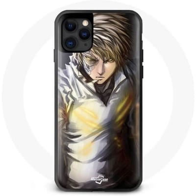 Coque Maniacase pour Iphone 11 Pro Max Anime Genos One Punch Man zwart