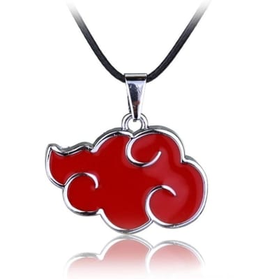 Naruto Akira Organisatie Rode Wol Hanger Legering Ketting voor Mannen en Vrouwen red