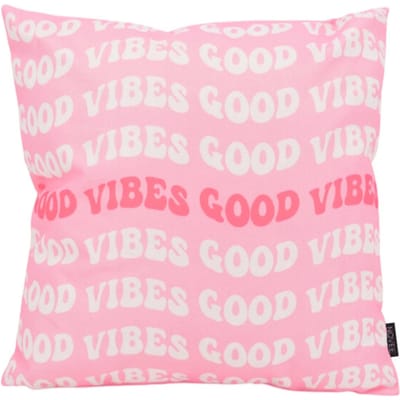 Good Vibes #1 Kussenhoes | Outdoor / Buiten Collectie | 45 x 45 cm | Katoen/Polyester