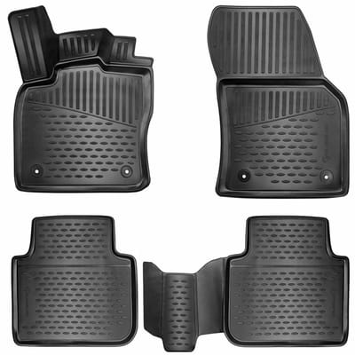 3D Rubber Automatten voor SKODA KODIAQ 2016-2023 [1. Gen] - geurloos & op maat - hoge rand