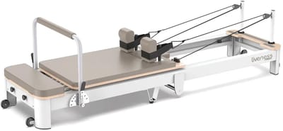 Liveness by Toorx Pilates Inklapbare Aluminum Reformer PTX 7000 Moon & Sand
