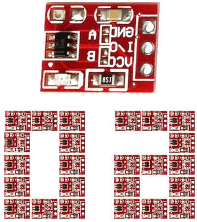 60 Stuks Touch Button Module Capacitor Type Enkel Kanaal Zelfvergrendelende Aanraaksensor voor Elektronische Projecten