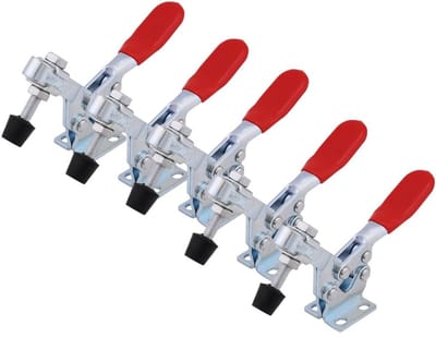 Dailygoody - Tension Clamp - Heavy Duty - Hoog draagvermogen - Rood - Klemmen - Voor diverse toepassingen - Compact model