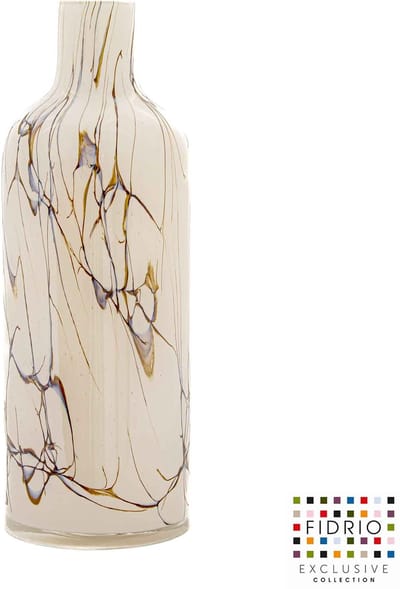 Fidrio Lightening - Design vaas Luciano - glas - mondgeblazen bloemenvaas - Large hoogte 40 cm
