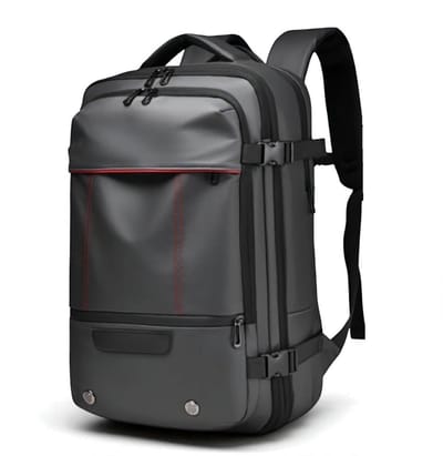 Dutchers® Vacuum Rugzak - Handbagage - Laptoptas - 15.6 inch - Vliegtuig - Travel - Backpack - Reistas - Perfect voor op koffer - Reisrugtas - 39 Liter - Geen pomp nodig door membraam - Waterafstotend