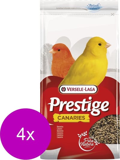Versele-Laga Prestige Kanarie Zangzaad - Vogelvoer - 4 x 1 kg