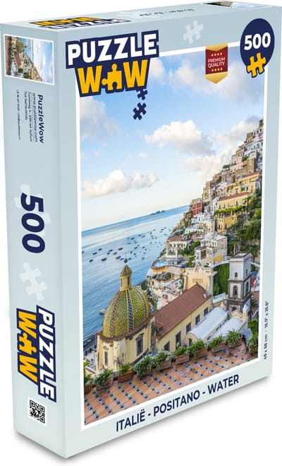 Puzzel Italië - Positano - Water - Legpuzzel - Puzzel 500 stukjes