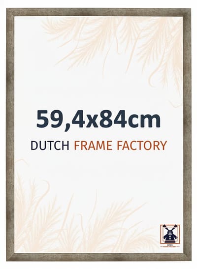 Fotolijst A1 59,4x84 cm - MDF - Metaal Vintage - Benno