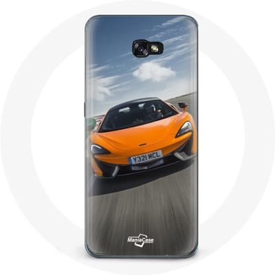 Coque - McLaren - Samsung Galaxy A8 2016 - Orange - Sportif - Rigide orange