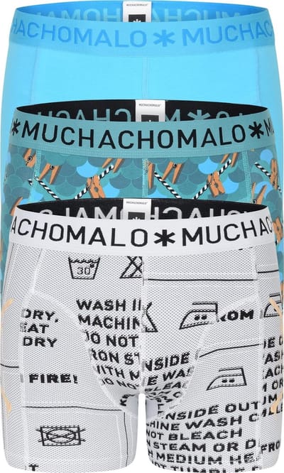 Muchachomalo boxershorts 3-pack, Taking care of your short