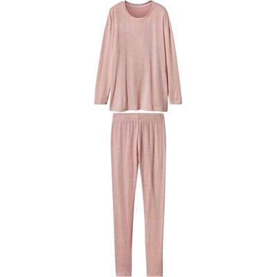 ESMARA Dames pyjama (Roze, XS (32/34))