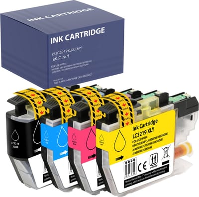 Inktcartridge geschikt voor Brother LC3219XL compatibel Brother MFC-J5330DW MFC-J5335DW MFC-J5335DWF MFC-J5730DW MFC-J5830DW MFC-J5930DW MFC-J6530DW MFC-J6535DW MFC-J6730DW MFC-J6930DW MFC-J6935DW MFC-J6935DWF - Pak 1 Zwart 1 Cyaan 1 Magenta 1 Geel