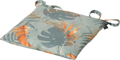 Madison Outdoor Zitkussen Dotan 46x46 cm blauw en oranje