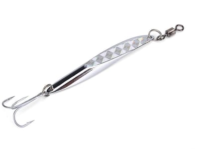 ONF3 - Kunstmatige Vissenhaak - Metaal Lood - 28g - Zilver - Vissen Accessoire - Perfect voor Bas en Snoek - Hoogwaardige Aas
