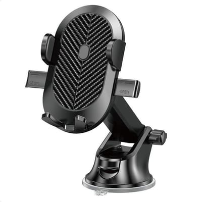 Universele Telefoonhouder voor Auto met Extra Sterke Gel Zuignap - Geschikt voor Dashboard en Voorruit - Inclusief FuturiQ Type-C oplaadkabel
